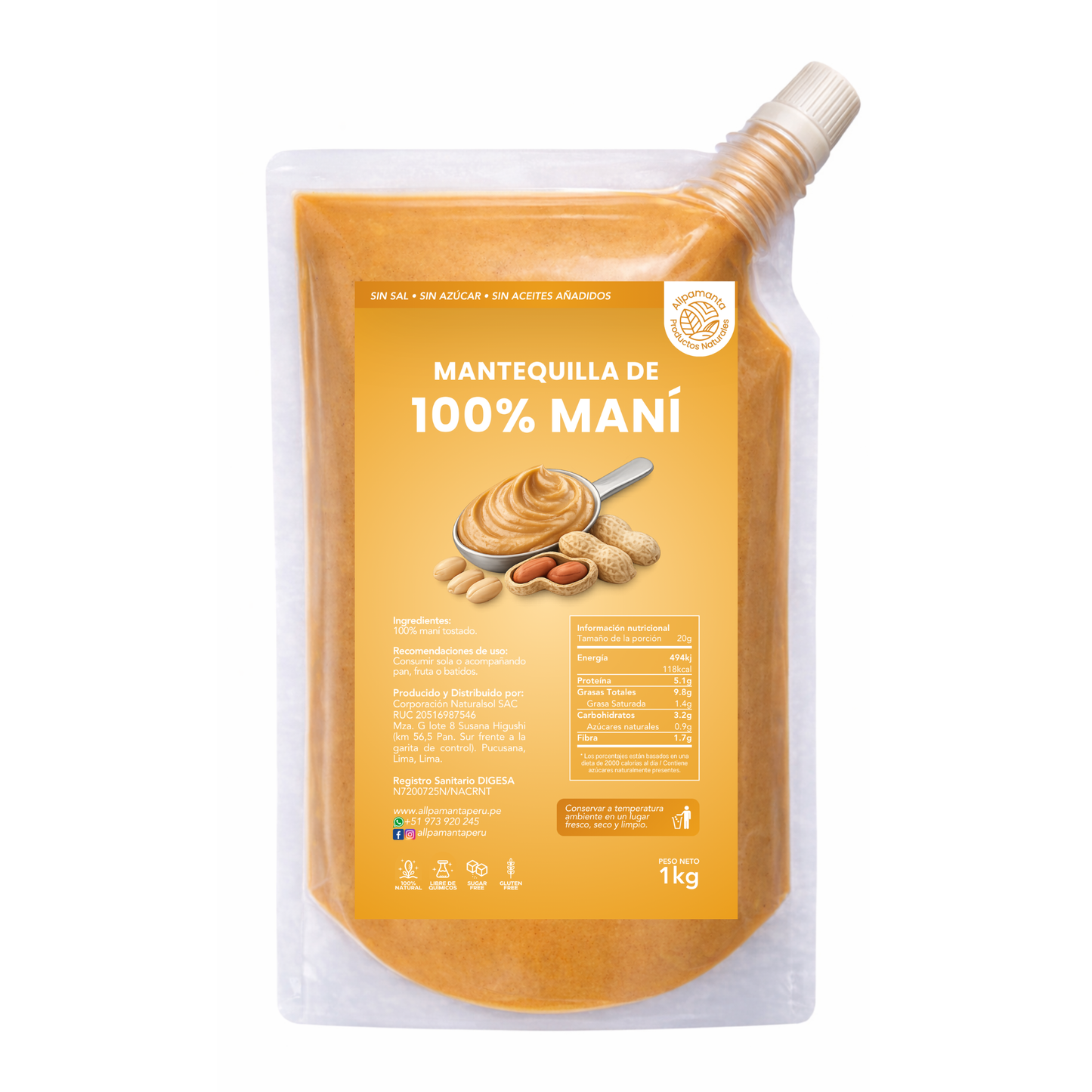 Mantequilla de Maní