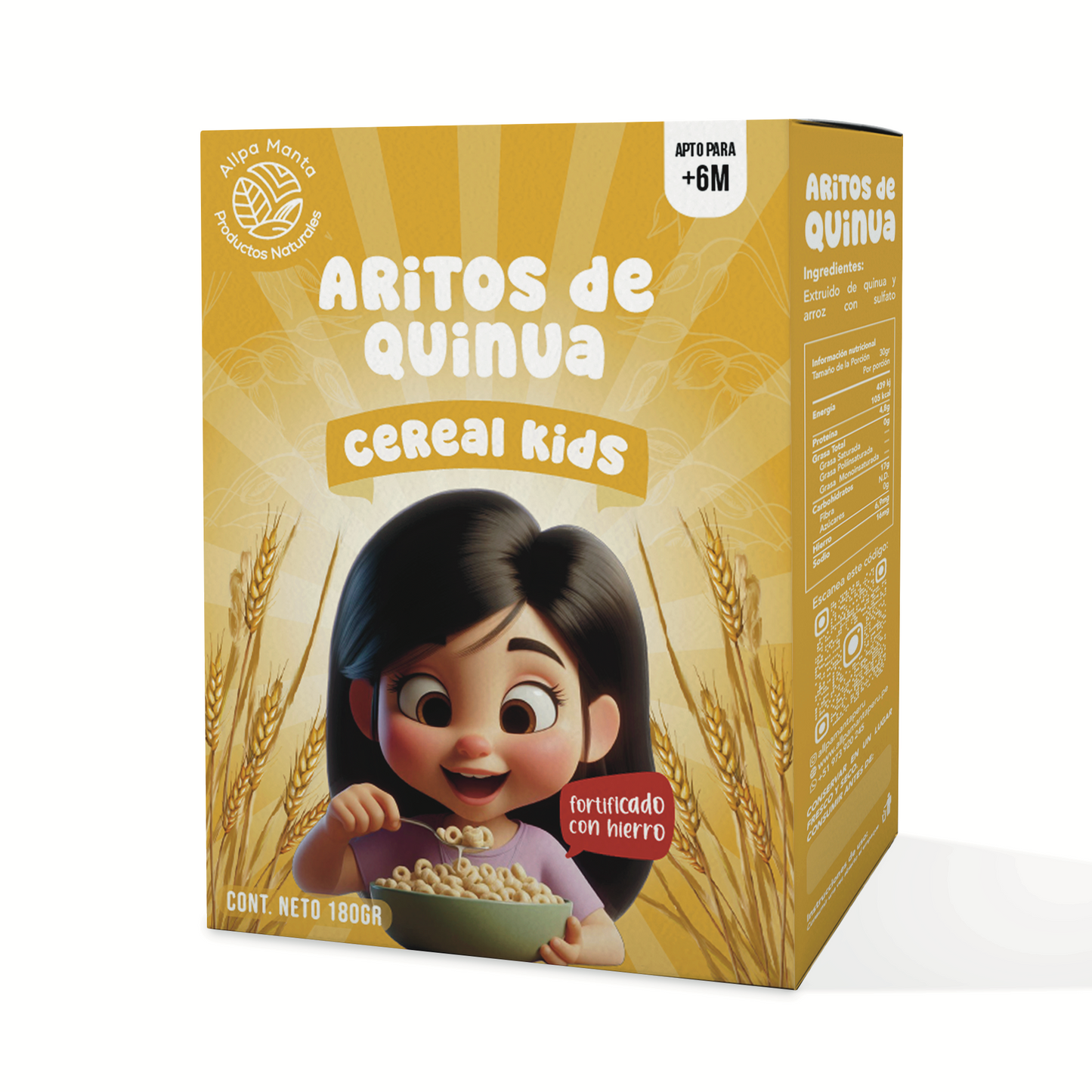 Cereal Aritos de quinua (con hierro)