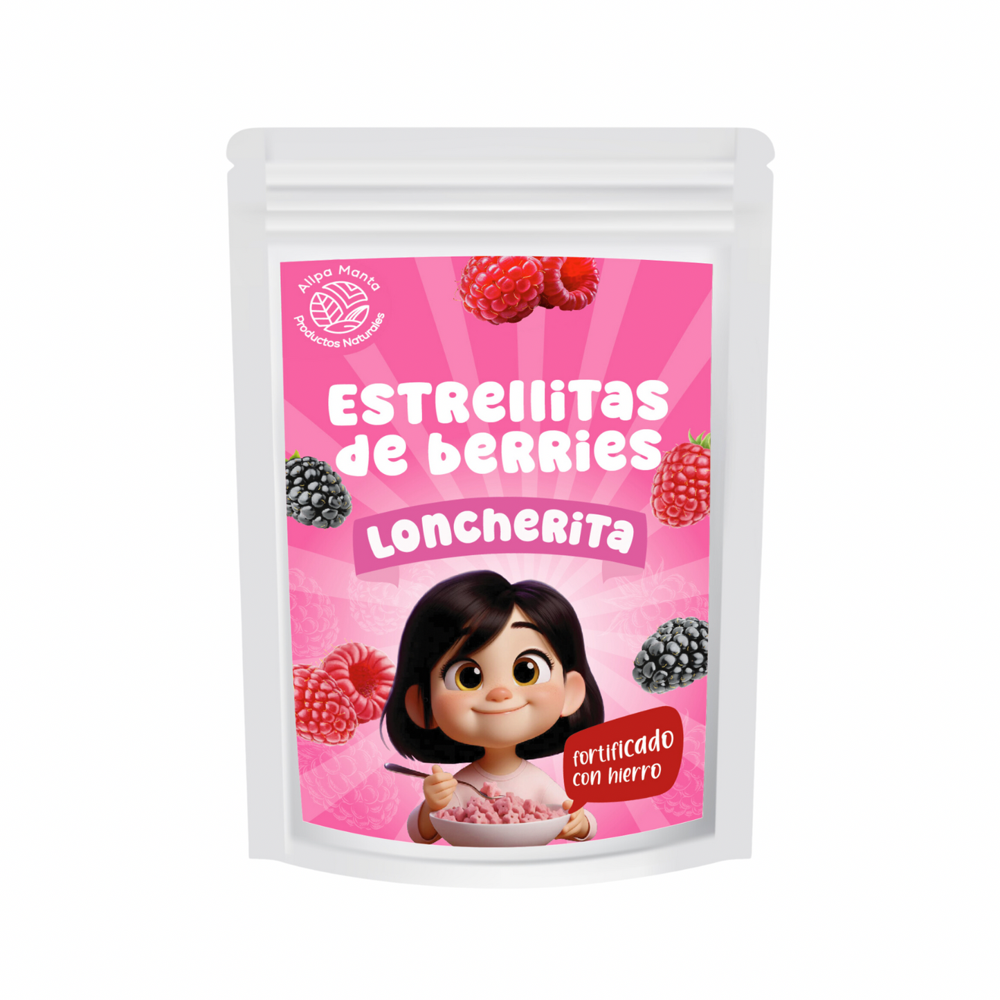 Cereal Estrellitas de berries (con hierro)