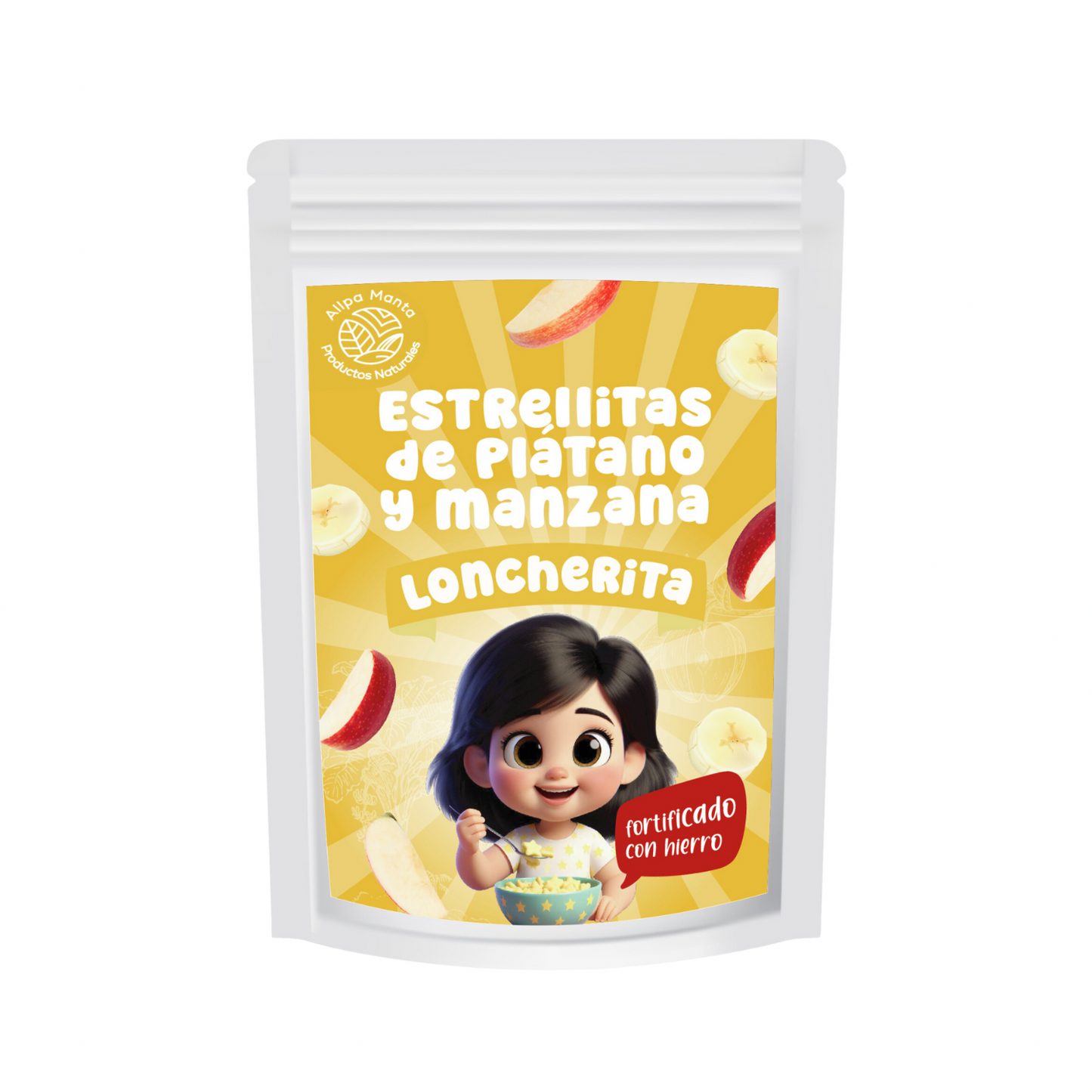 Cereal Estrellitas de plátano y manzana (con hierro)