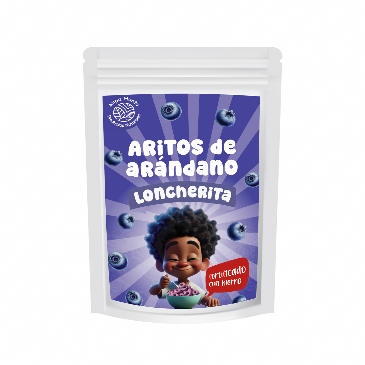 Cereal Aritos de arándanos (con hierro)