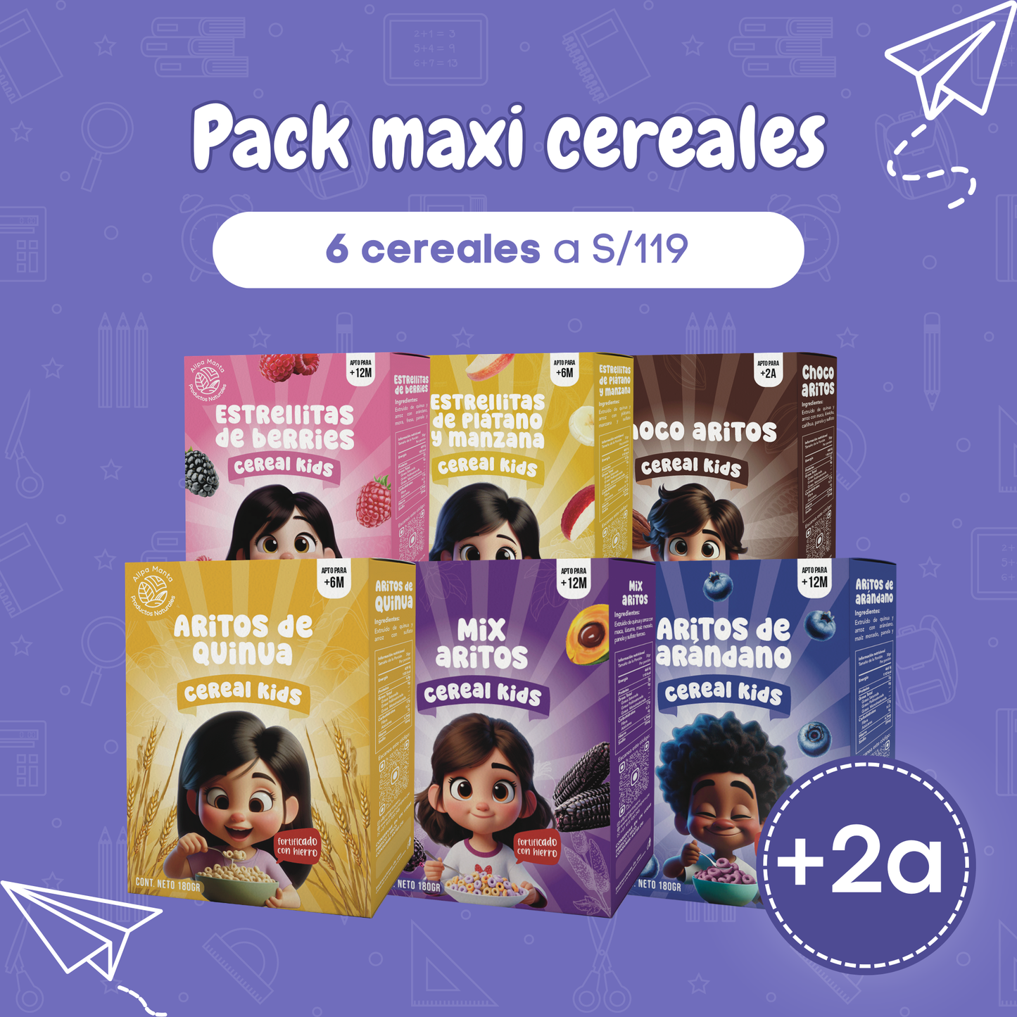 Pack maxi cereales