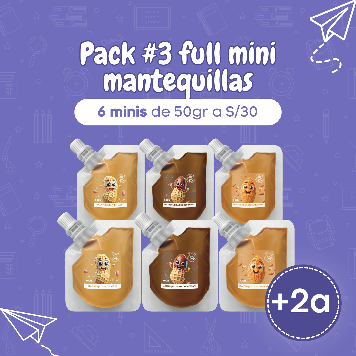 Pack minis mantequillas