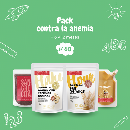 Pack contra la anemia 6 y 12 meses