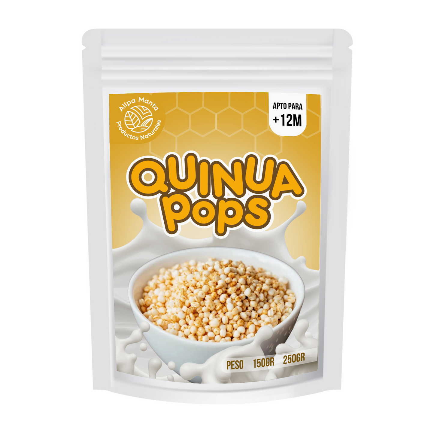 Quinua Pops con miel