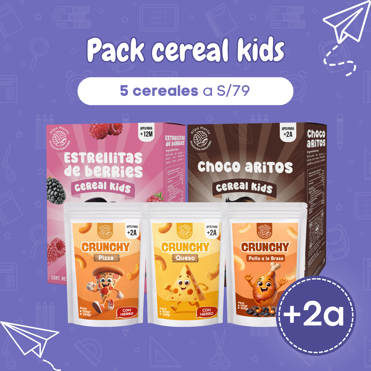 Pack mix cereales